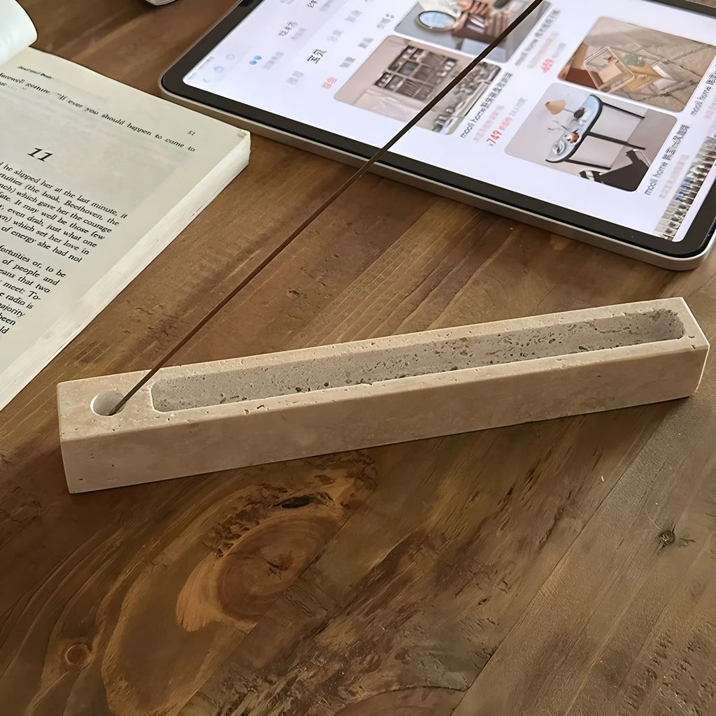 Thornridge Travertine Incense Tray
