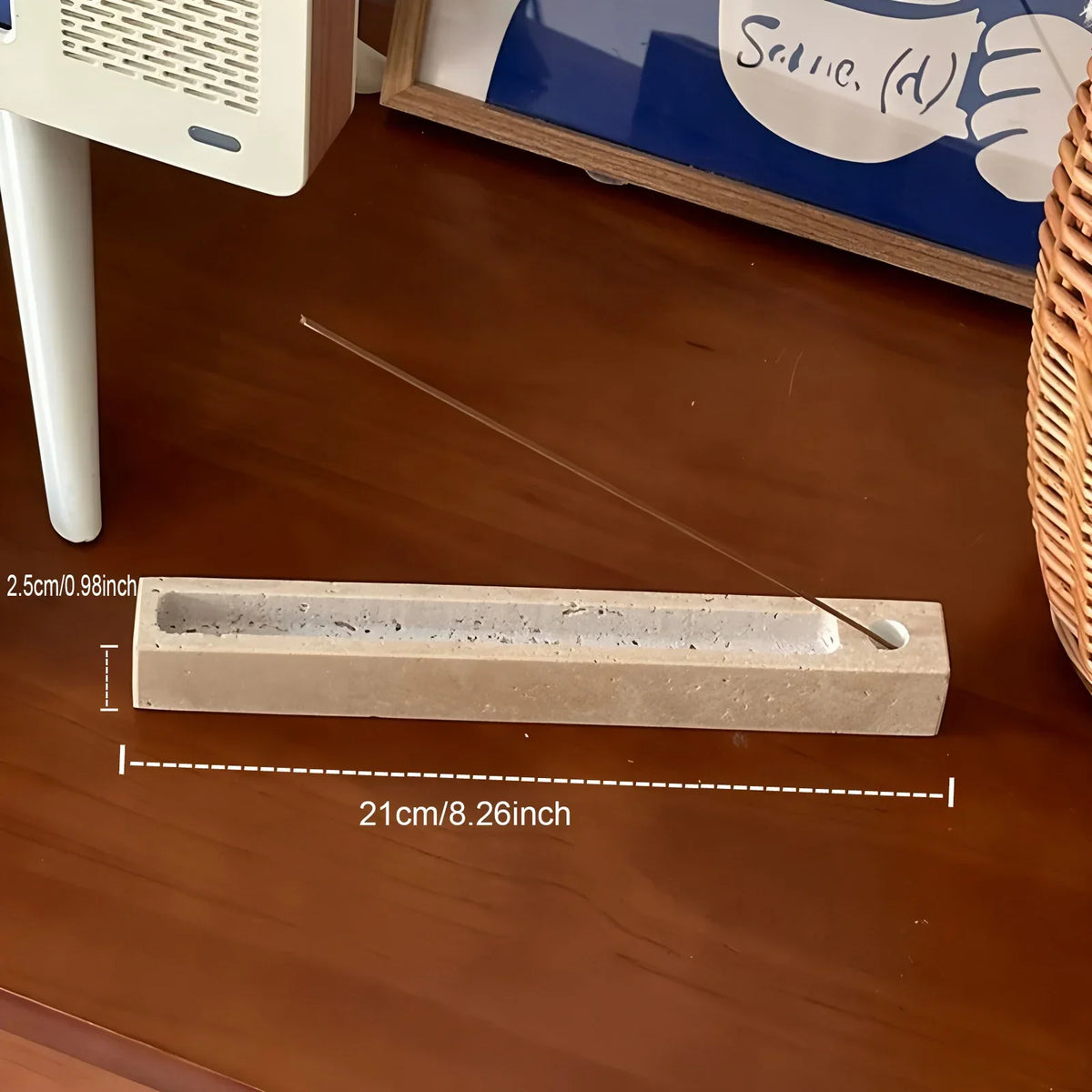 Thornridge Travertine Incense Tray