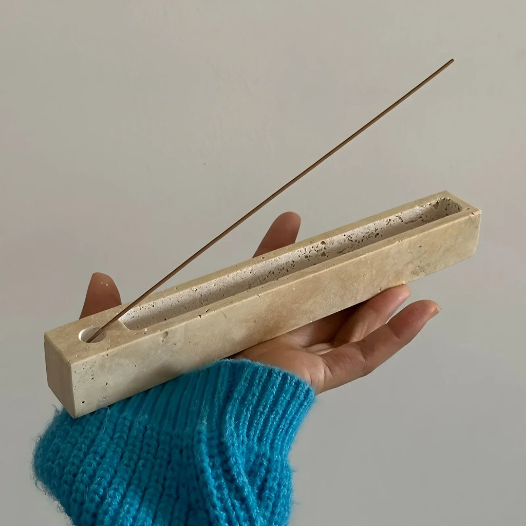 Thornridge Travertine Incense Tray
