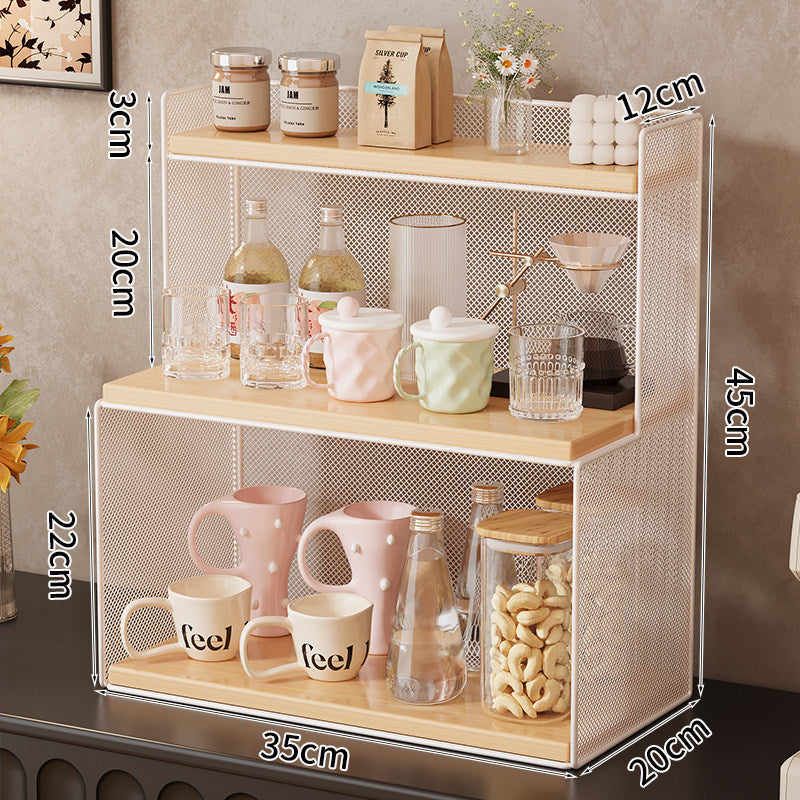Three-Tier Metal Kitchen Shelf | High & Bury
