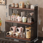 Three-Tier Metal Kitchen Shelf | High & Bury