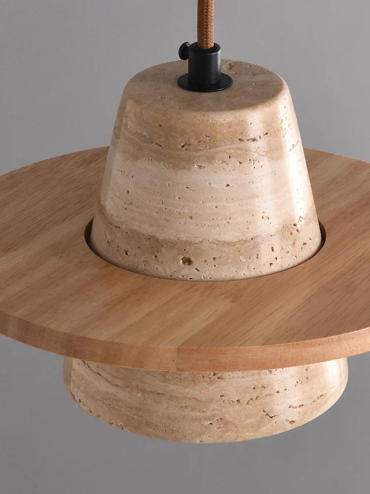 Tidegate Travertine Pendant Lamp