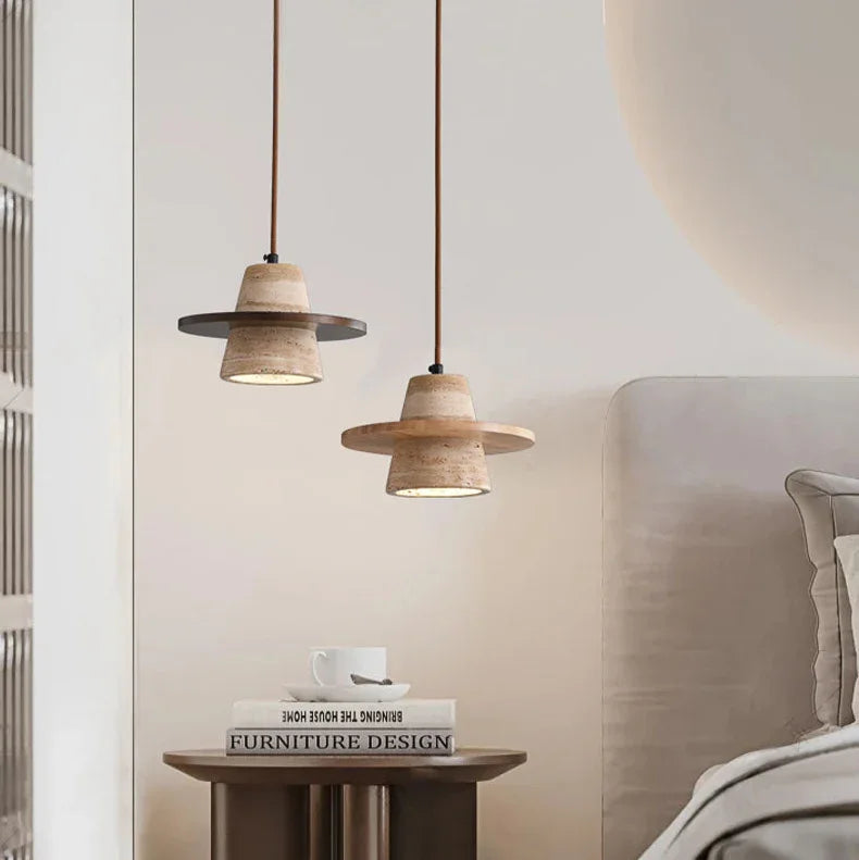 Tidegate Travertine Pendant Lamp