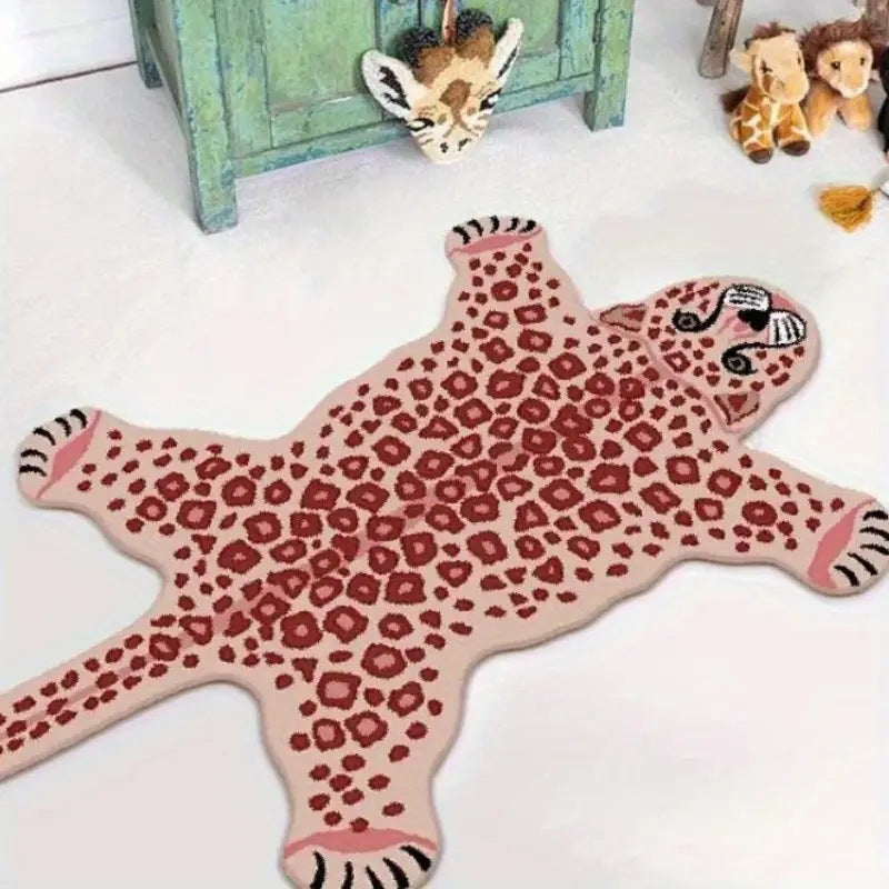 Tiger-Themed Plush Area Rug | High & Bury