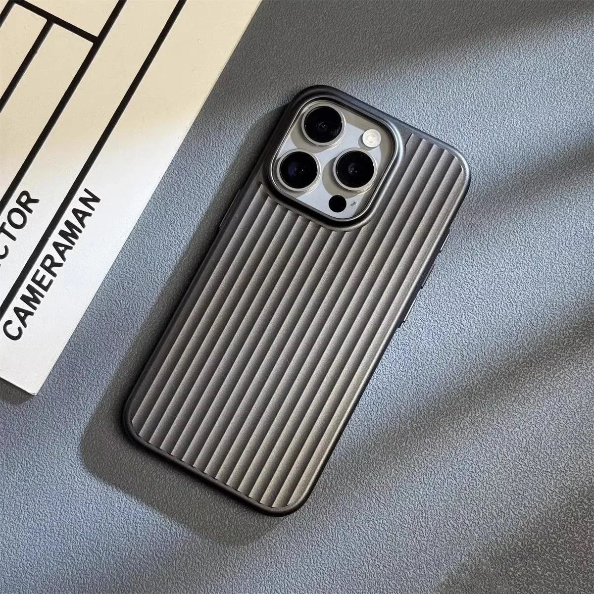 Titanium Shield iPhone Case with Wireless Charging Compatibility, view 4