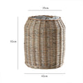 Trash Can Wood Handwoven | High & Bury