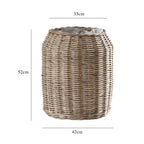 Trash Can Wood Handwoven | High & Bury