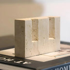Travertine Candle Holder
