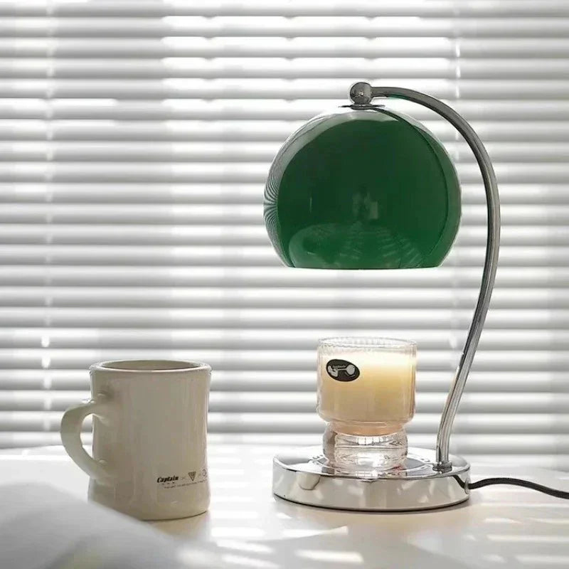 Travertine Candle Warmer Lamp