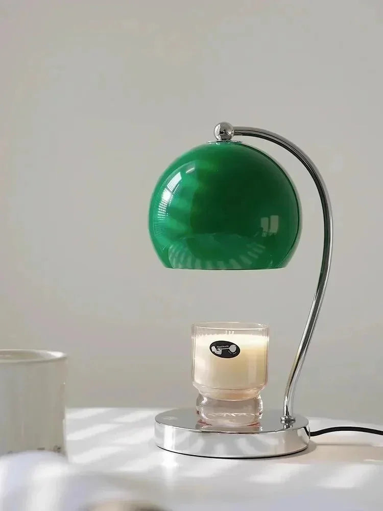 Travertine Candle Warmer Lamp