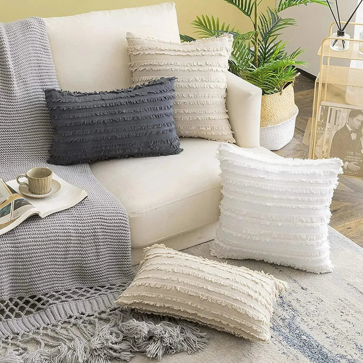 Travertine Thistlemere Cushion Cover