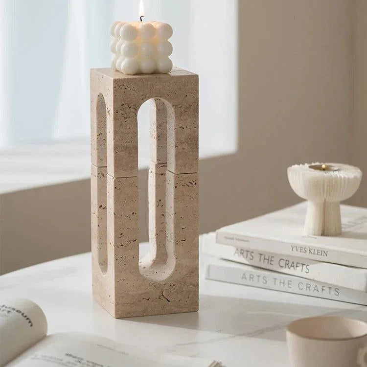 Travertine Holtgate Bookend