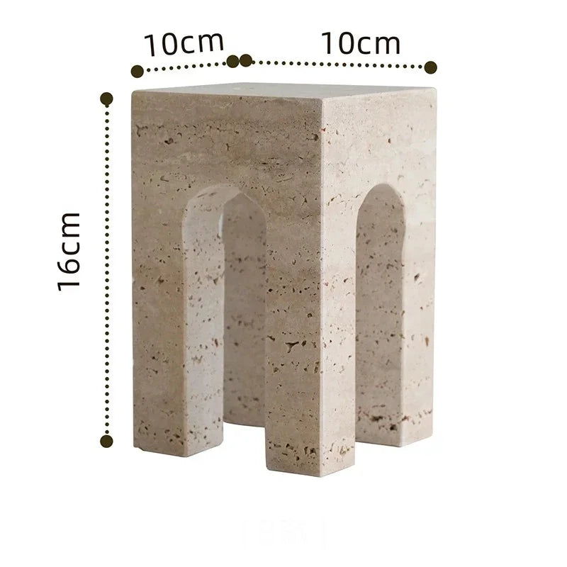 Travertine Holtgate Bookend