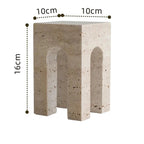 Travertine Holtgate Bookend