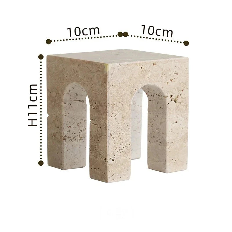 Travertine Holtgate Bookend