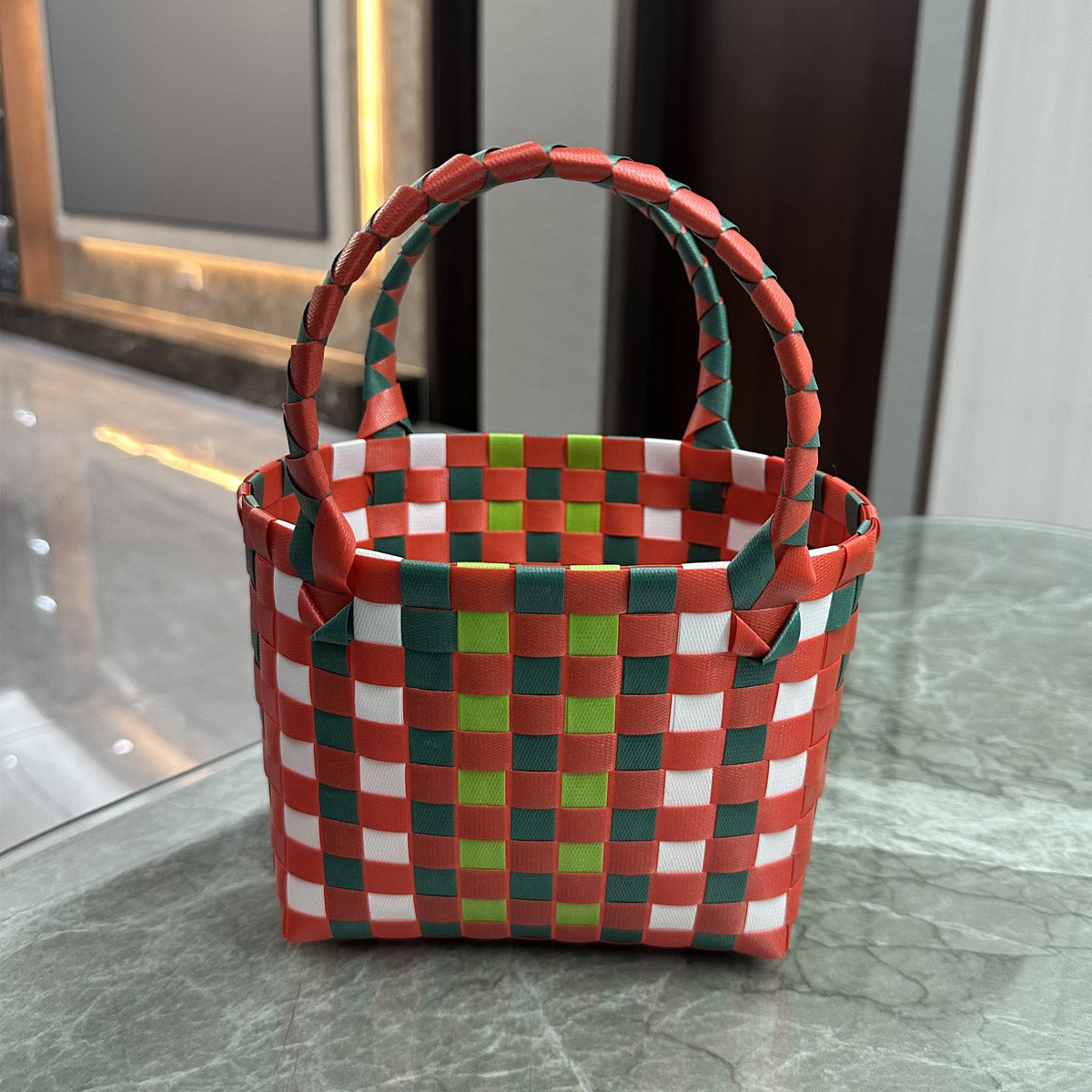 Trendy Handbag Handwoven | High & Bury