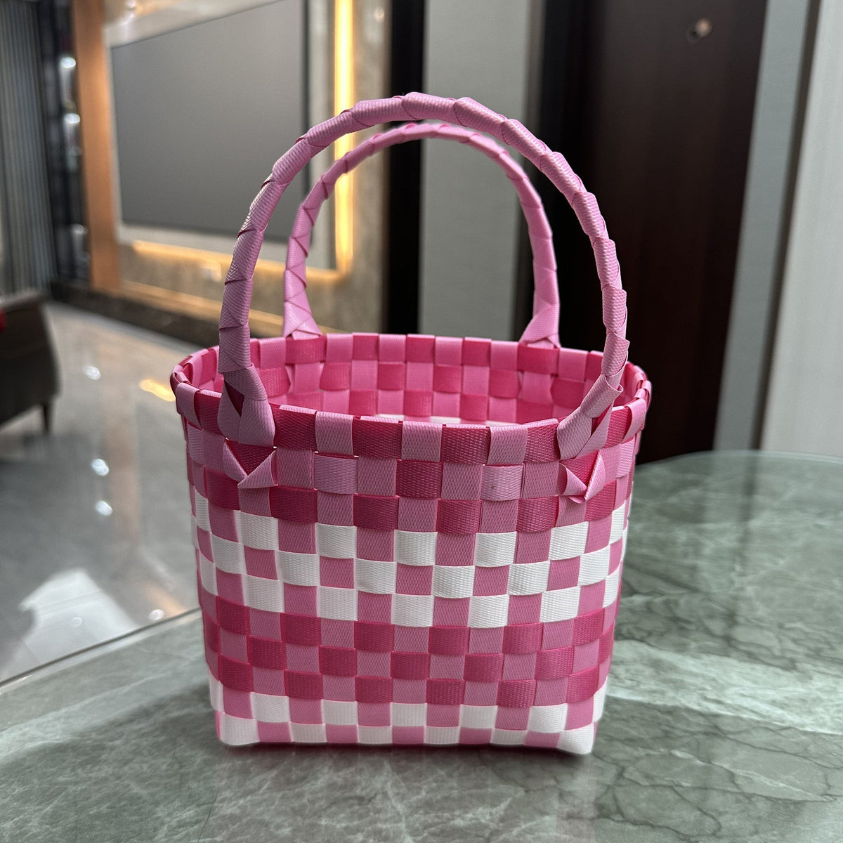 Trendy Handbag Handwoven | High & Bury