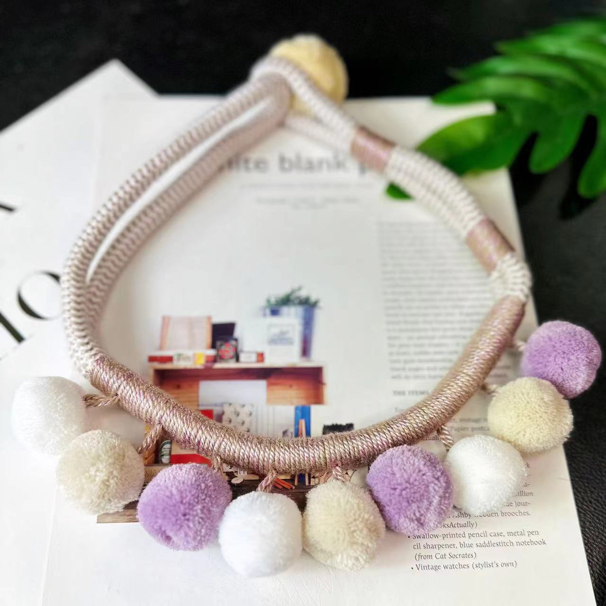 Trendy Knit Necklace | High & Bury