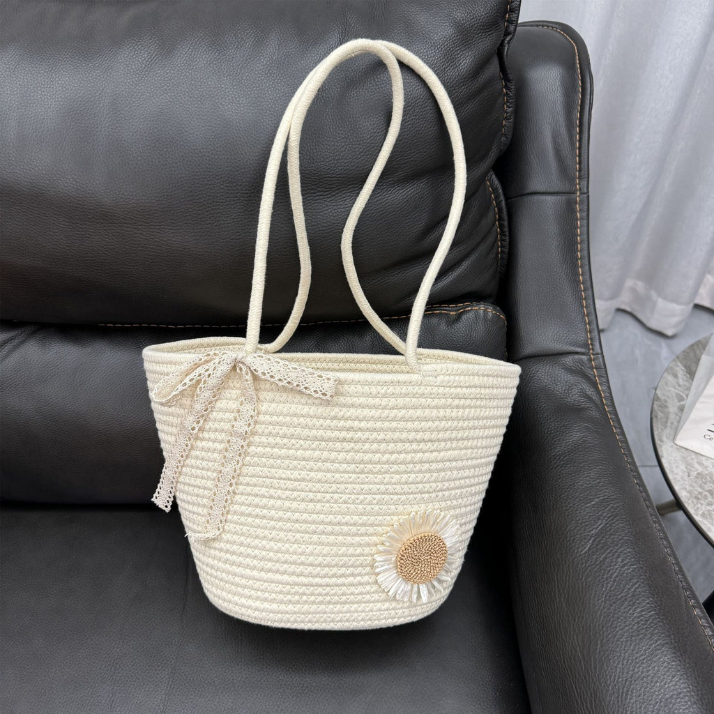Trendy Straw Basket Bag | High & Bury