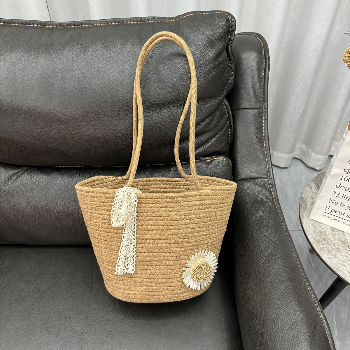 Trendy Straw Basket Bag | High & Bury