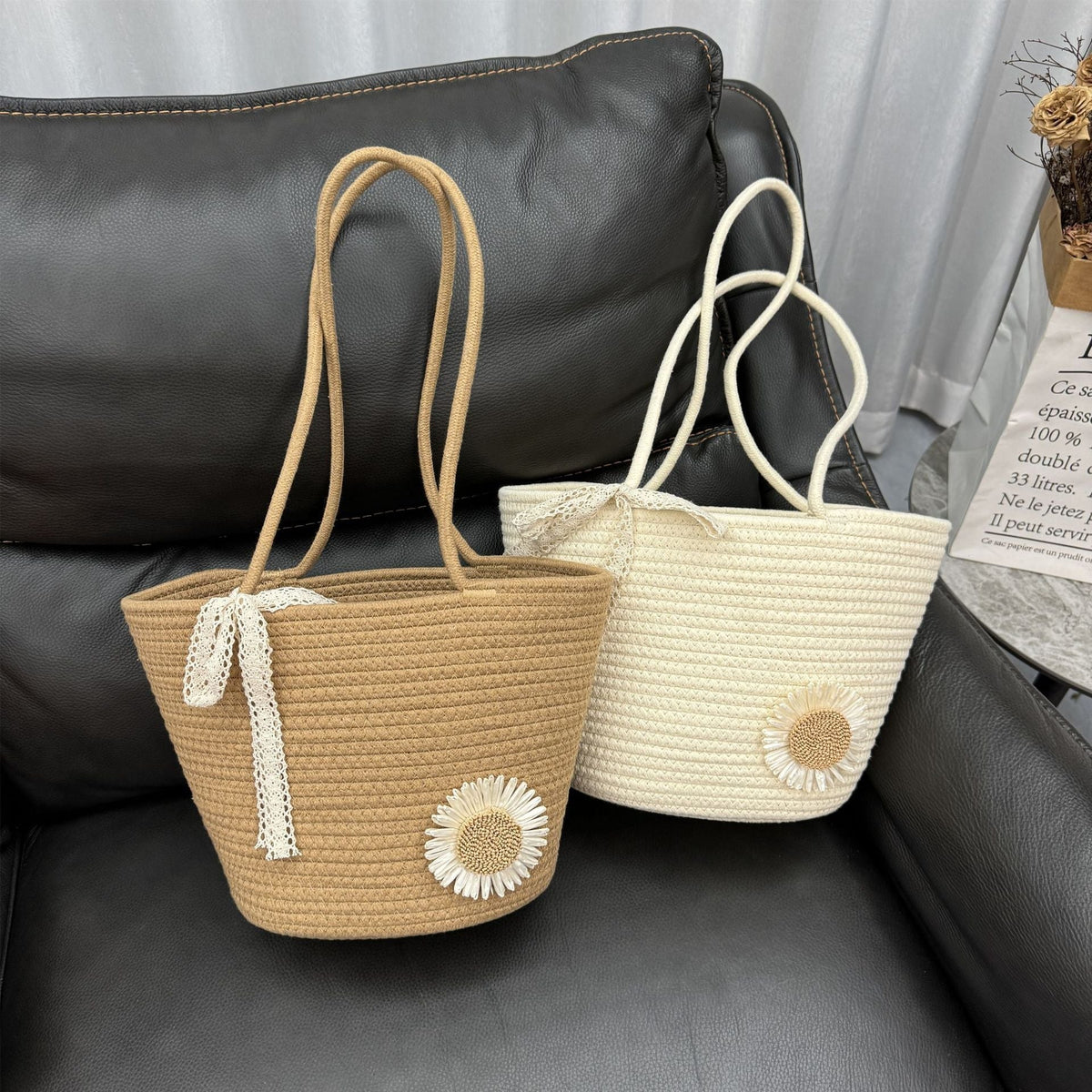 Trendy Straw Basket Bag | High & Bury