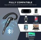 Trucker Dual-Microphone Wireless Bluetooth 5.1 Headset with Charging Case, view 6