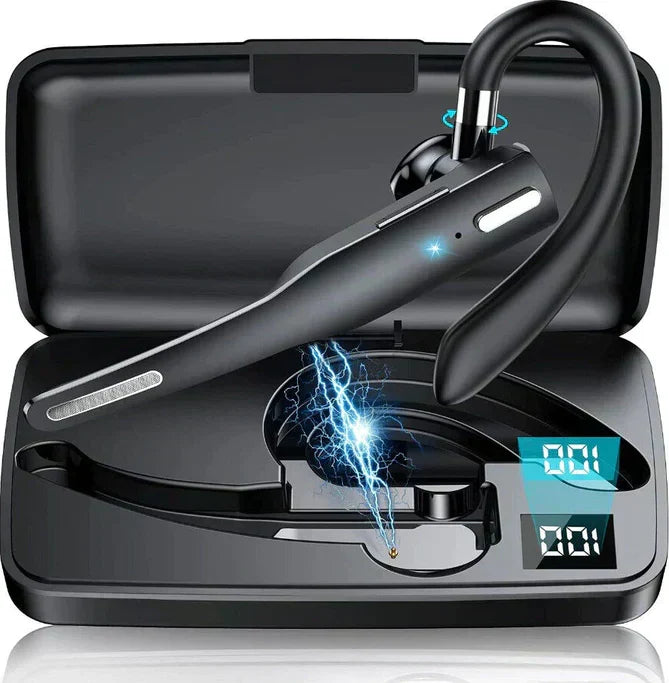 Trucker Dual-Microphone Wireless Bluetooth 5.1 Headset with Charging Case, view 7