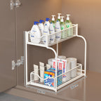 Two-Level Under-Shelf Storage Organizer | High & Bury