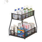 Two-Level Under-Shelf Storage Organizer | High & Bury