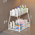 Two-Level Under-Shelf Storage Organizer | High & Bury