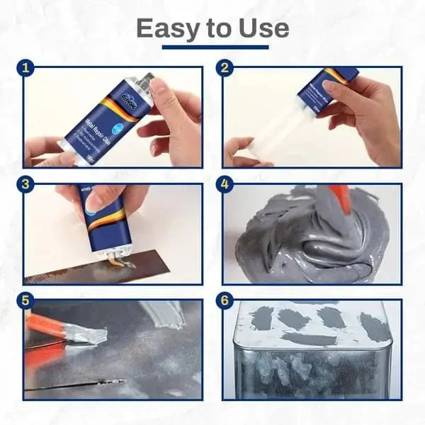 Two-Part Epoxy Metal Repair Adhesive, 100ml for Metal Surface Repairs, view 7