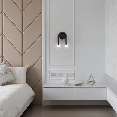 U-Shaped Dual Globe Wall Lamp | High & Bury
