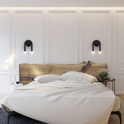 U-Shaped Dual Globe Wall Lamp | High & Bury