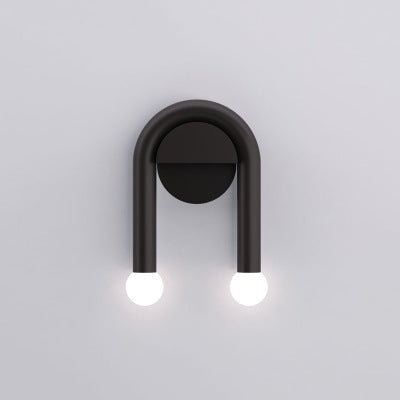 U-Shaped Dual Globe Wall Lamp | High & Bury