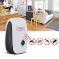 Ultrasonic Insect Repellent Plug-In, 90 × 56 × 50mm White ABS