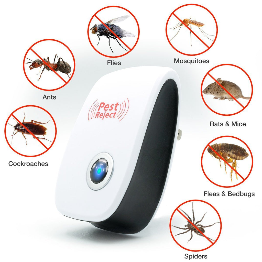 Ultrasonic Plug-In Pest Repeller, 5W, 110V–220V, Approx. 8.6 x 5.7 x 3cm, view 2