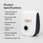 Ultrasonic Squirrel Repeller Device for Gardens and Yards, view 6