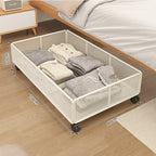 Underbed Roll Storage Basket with Mesh Design | High & Bury