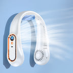 Unisex Portable Neck Fan with Digital Display and Multiple Speed Settings, view 5