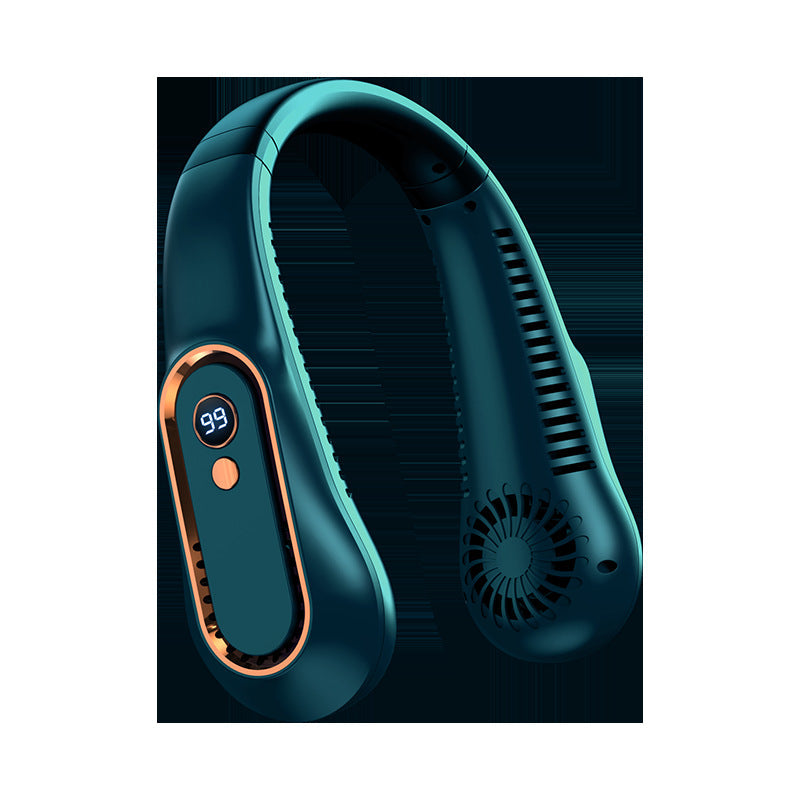 Unisex Portable Neck Fan with Digital Display and Multiple Speed Settings, view 6