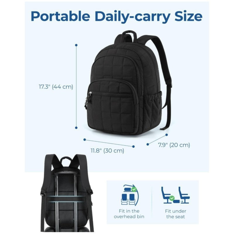 Unisex Spacious Backpack with Insulated Compartments and Padded Straps, view 4