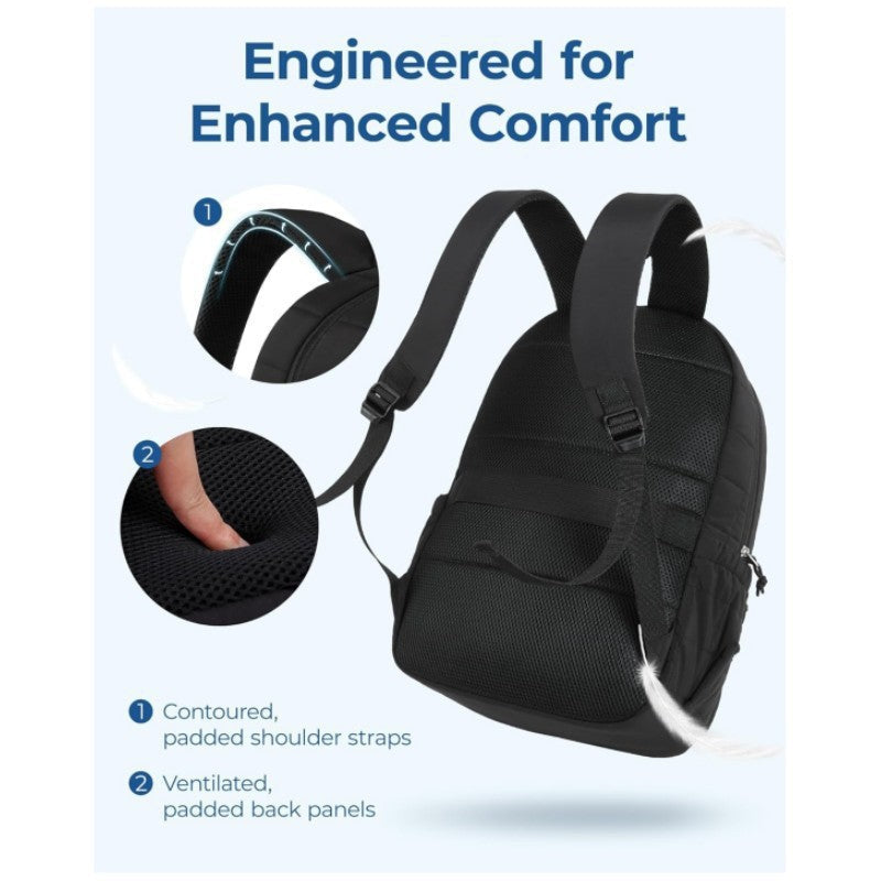 Unisex Spacious Backpack with Insulated Compartments and Padded Straps, view 5