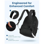 Unisex Spacious Backpack with Insulated Compartments and Padded Straps, view 5