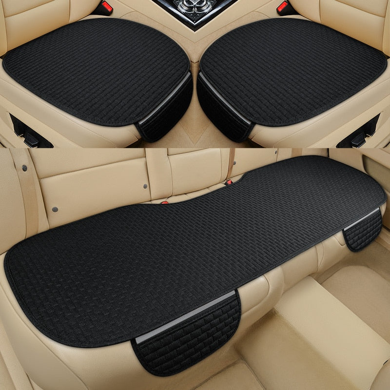 Universal Anti-Slip Car Seat Pocket Cover Mat, Flax, 133x48cm / 50x50cm, view 12