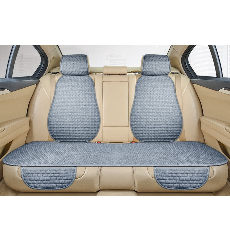 Universal Anti-Slip Car Seat Pocket Cover Mat, Flax, 133x48cm / 50x50cm, view 17