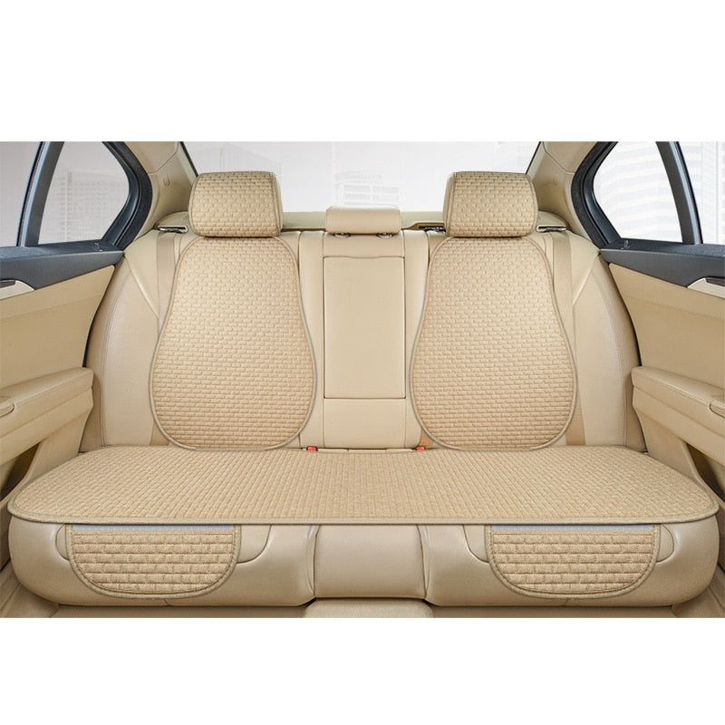 Universal Anti-Slip Car Seat Pocket Cover Mat, Flax, 133x48cm / 50x50cm, view 18