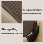 Universal Anti-Slip Car Seat Pocket Cover Mat, Flax, 133x48cm / 50x50cm, view 2