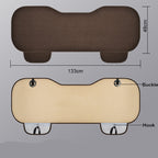 Universal Anti-Slip Car Seat Pocket Cover Mat, Flax, 133x48cm / 50x50cm, view 3