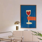 Urstova Wine Glass Canvas Print