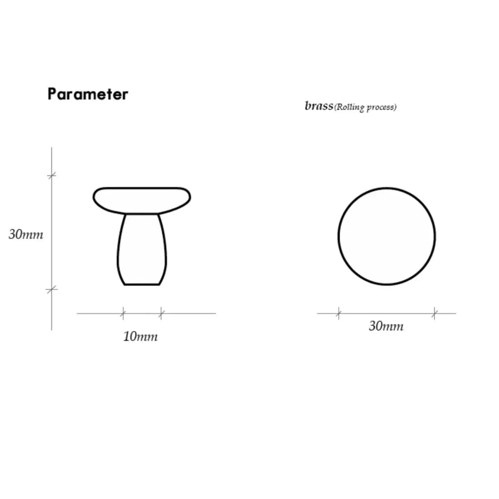 Urstunda Brass Cabinet Handle